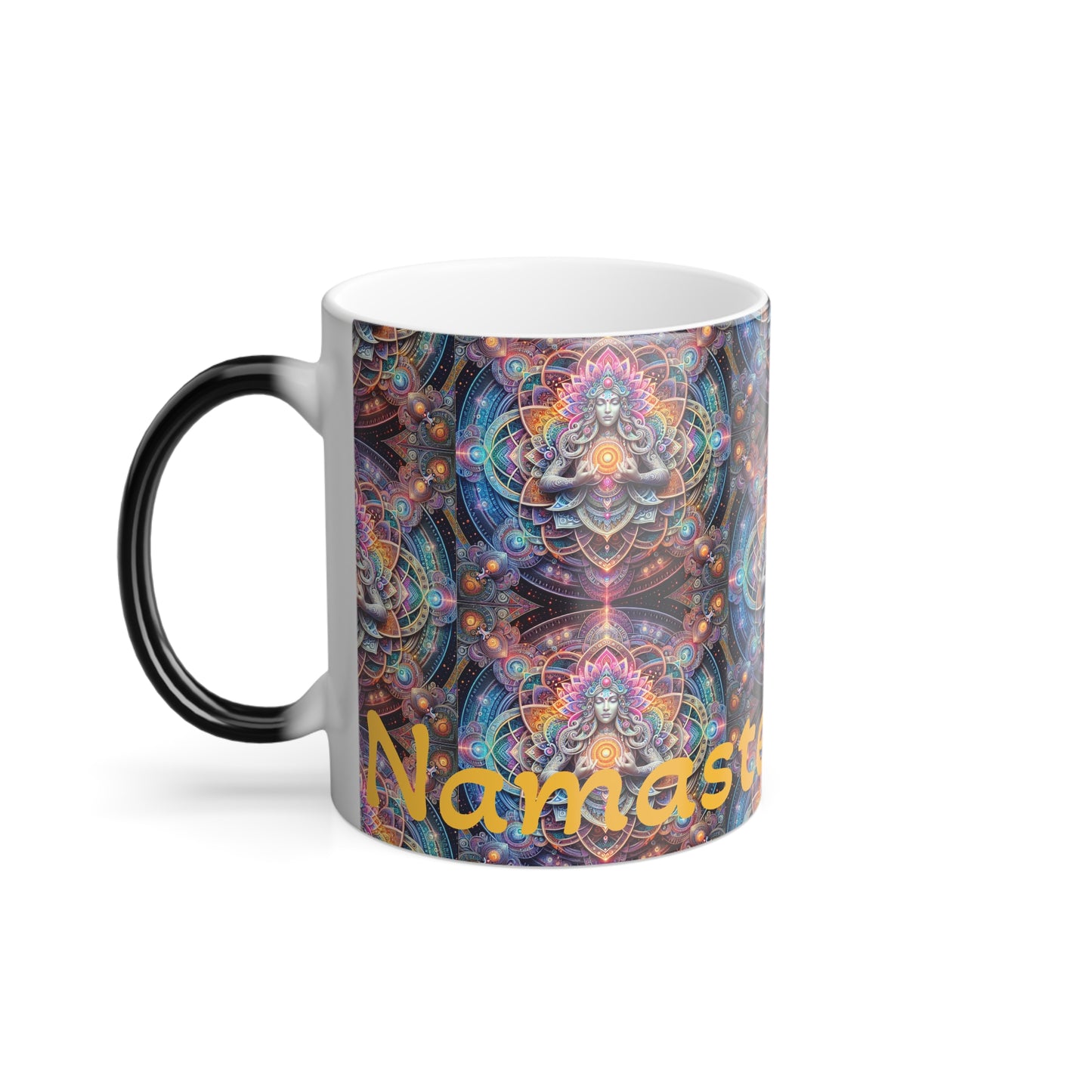 Tasse Namaste im Bett, farbverwandelnd, 325 ml
