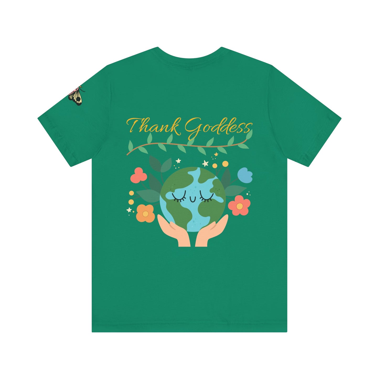 "Thank Goddess" Unisex Jersey Kurzärmeliges T-Shirt