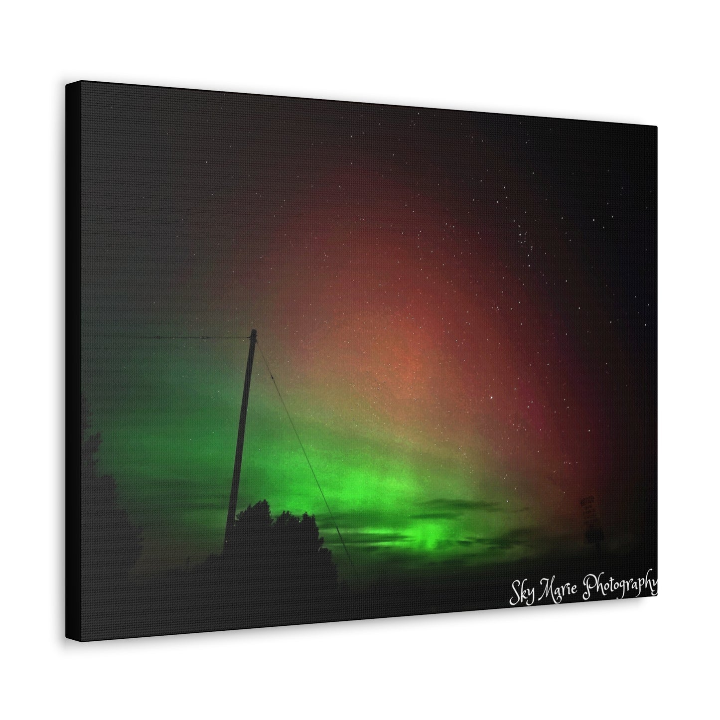 Northern Lights Canvas Print by Sky Marie Photography