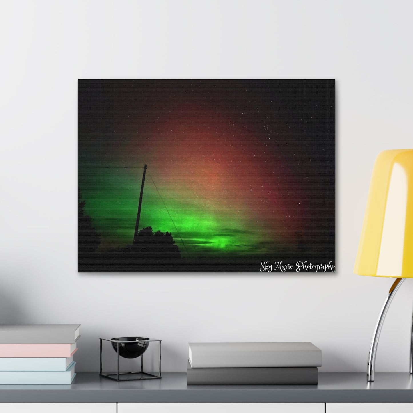 Northern Lights Canvas Print by Sky Marie Photography