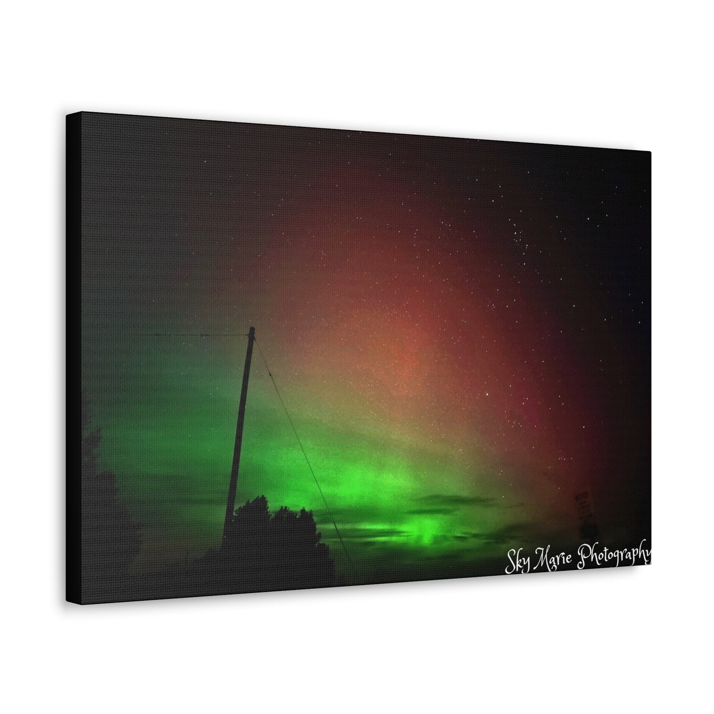 Northern Lights Canvas Print by Sky Marie Photography