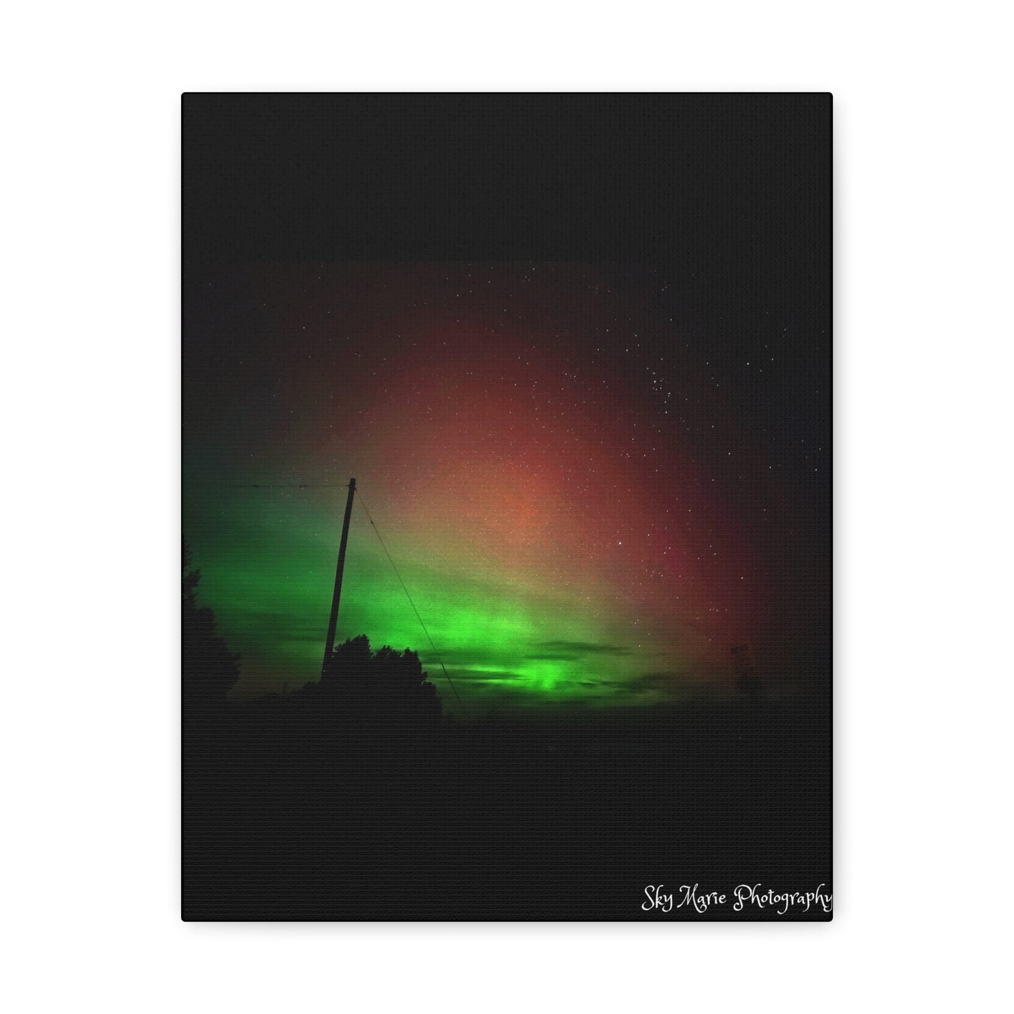 Northern Lights Canvas Print by Sky Marie Photography