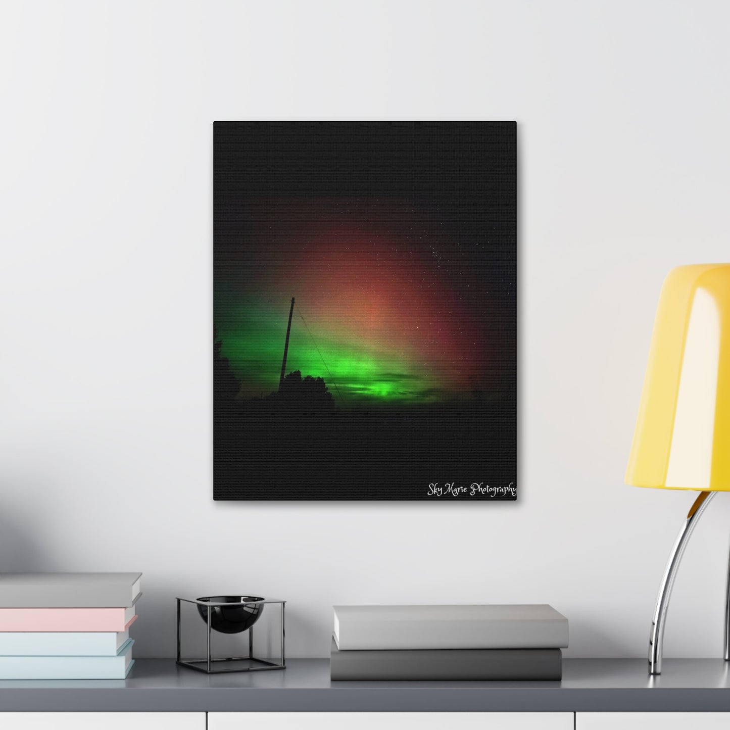 Northern Lights Canvas Print by Sky Marie Photography