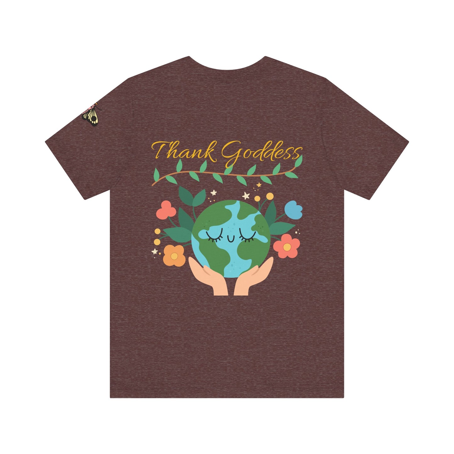 "Thank Goddess" Unisex Jersey Kurzärmeliges T-Shirt