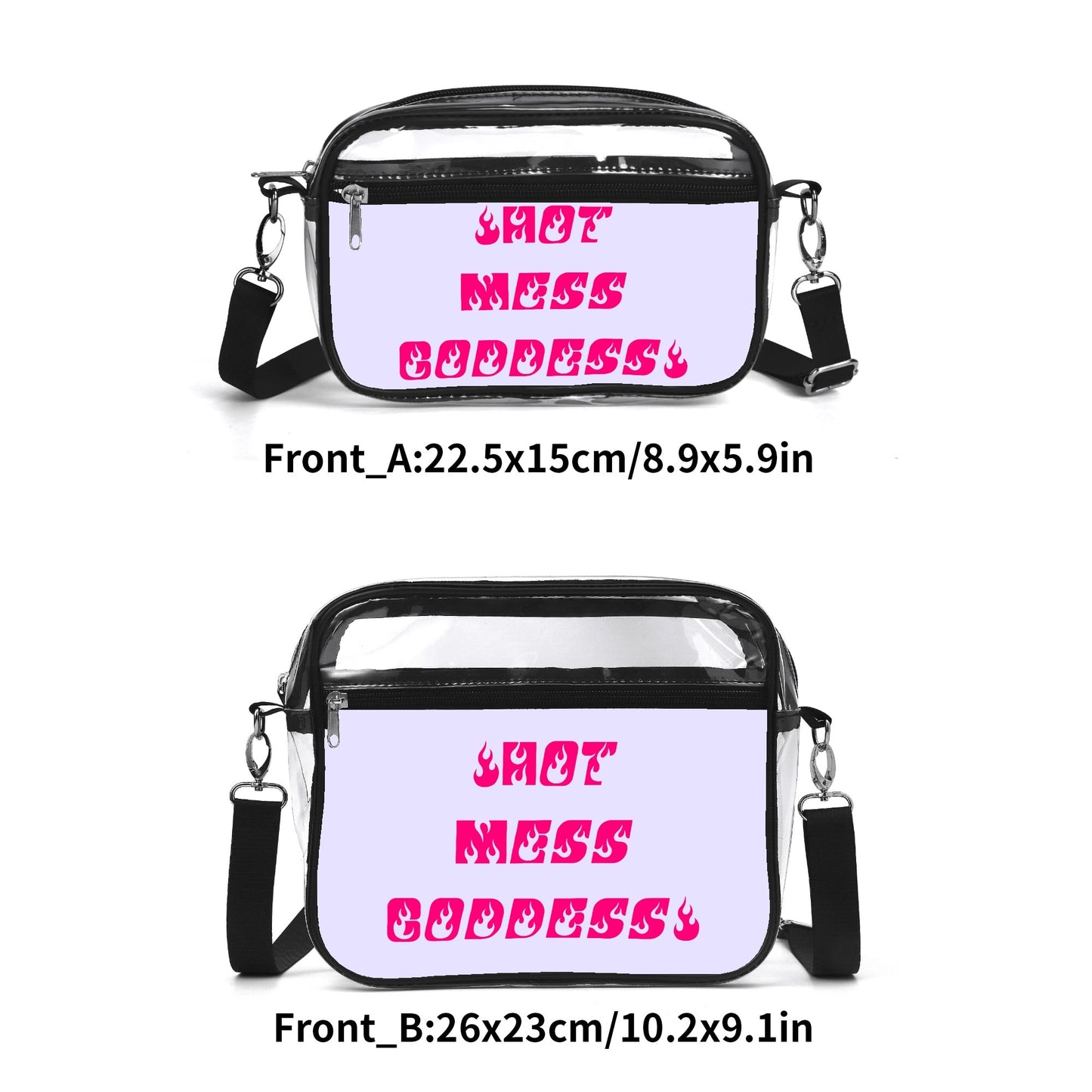 Hot Mess Goddess Clear Fashion Waterproof Summer Bag
