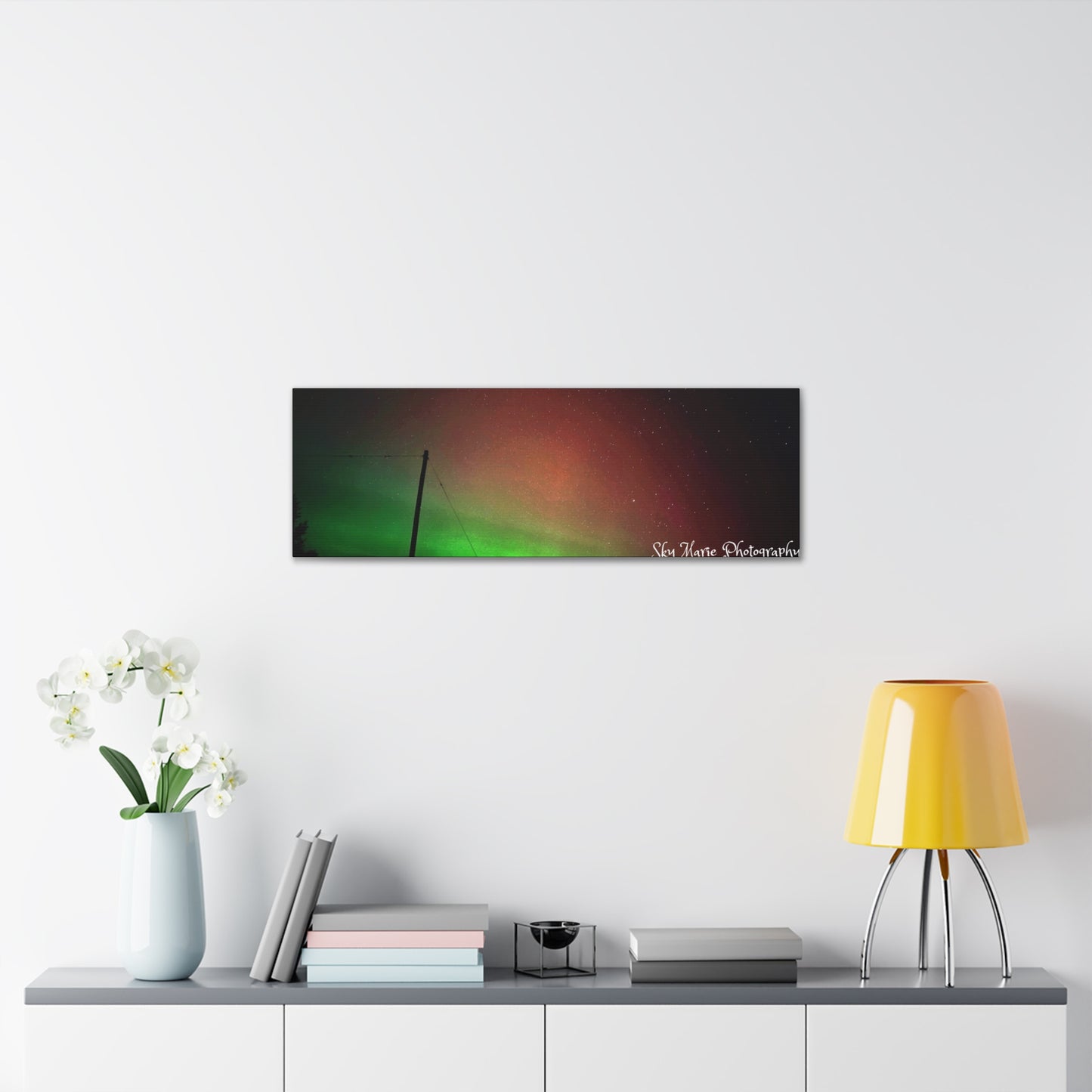 Northern Lights Canvas Print by Sky Marie Photography