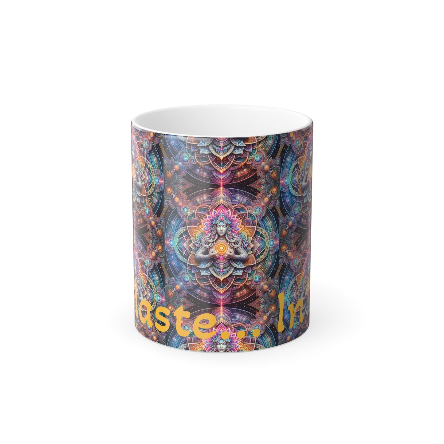 Tasse Namaste im Bett, farbverwandelnd, 325 ml