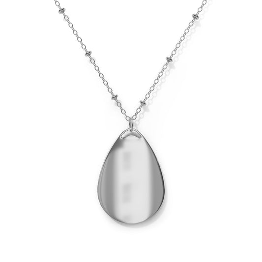 Celestial Inspiration Oval Necklace | Ethereal Charm for Meaningful Occasions