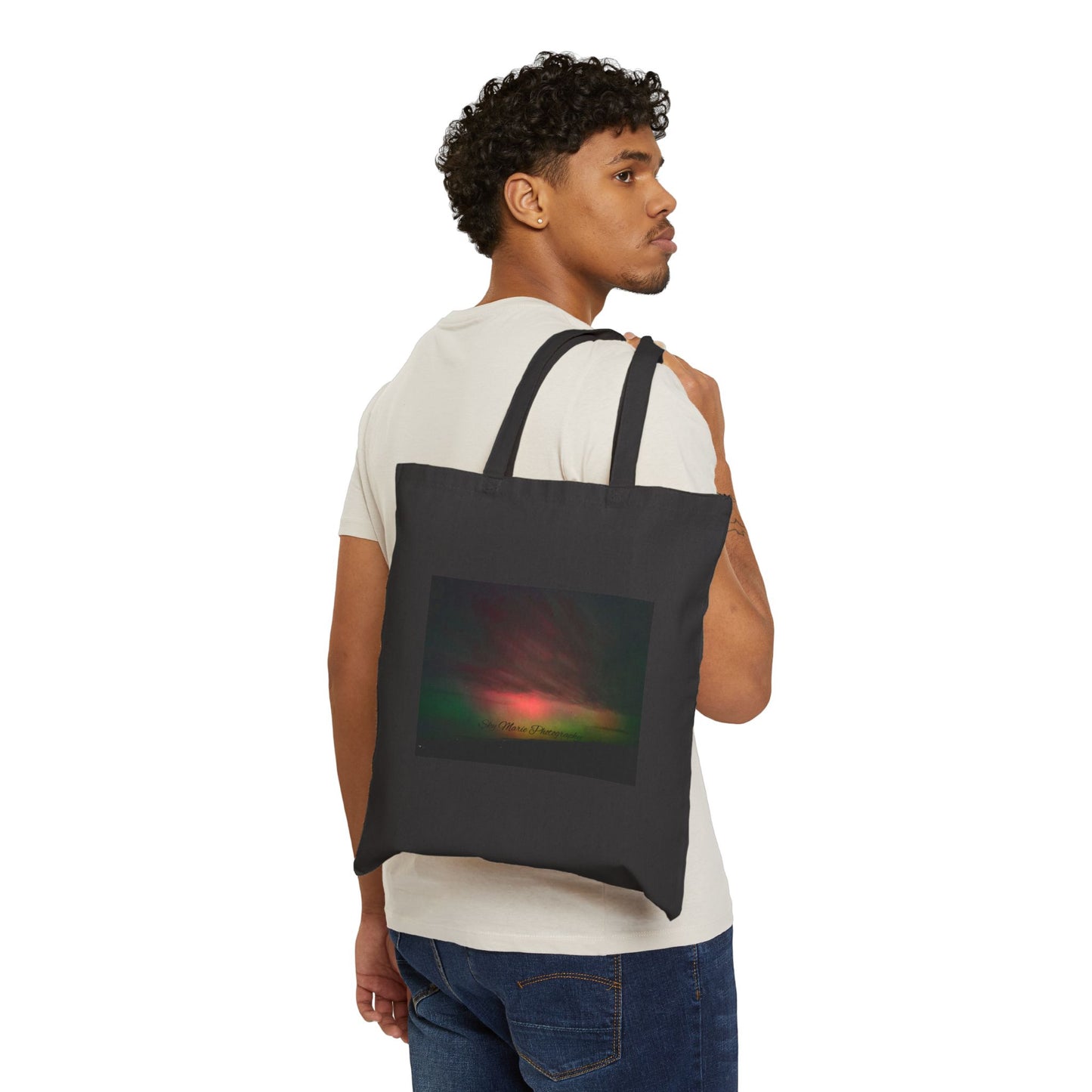 Northern Lights Tote Bag by Sky Marie Photography