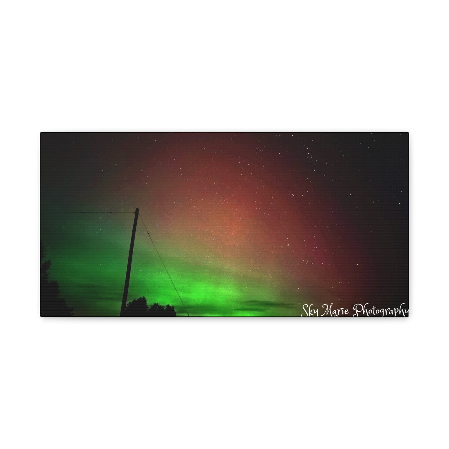 Northern Lights Canvas Print by Sky Marie Photography
