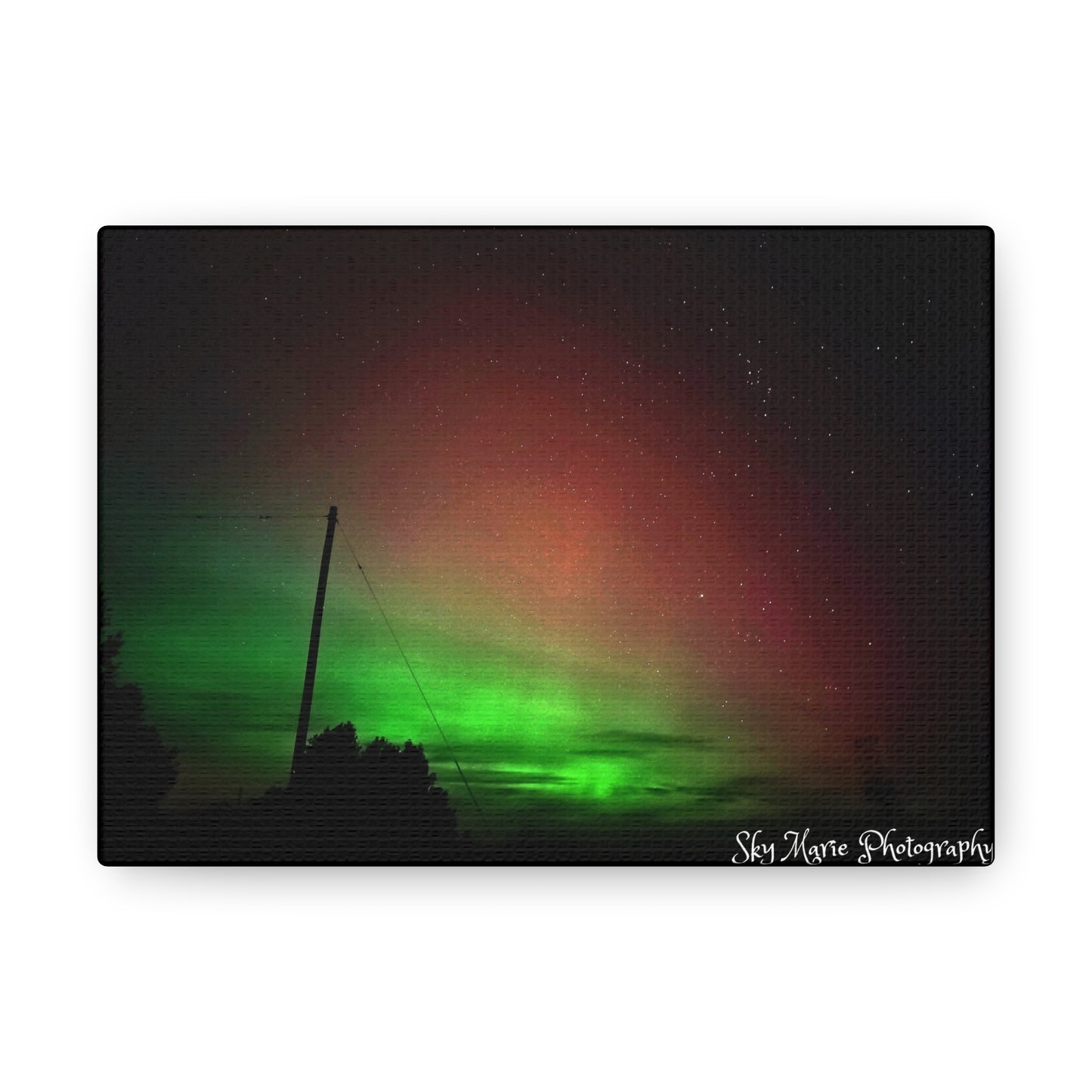 Northern Lights Canvas Print by Sky Marie Photography
