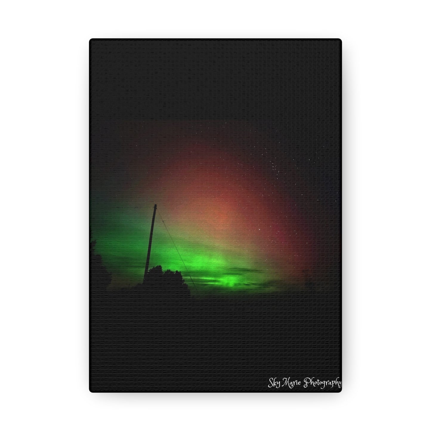 Northern Lights Canvas Print by Sky Marie Photography