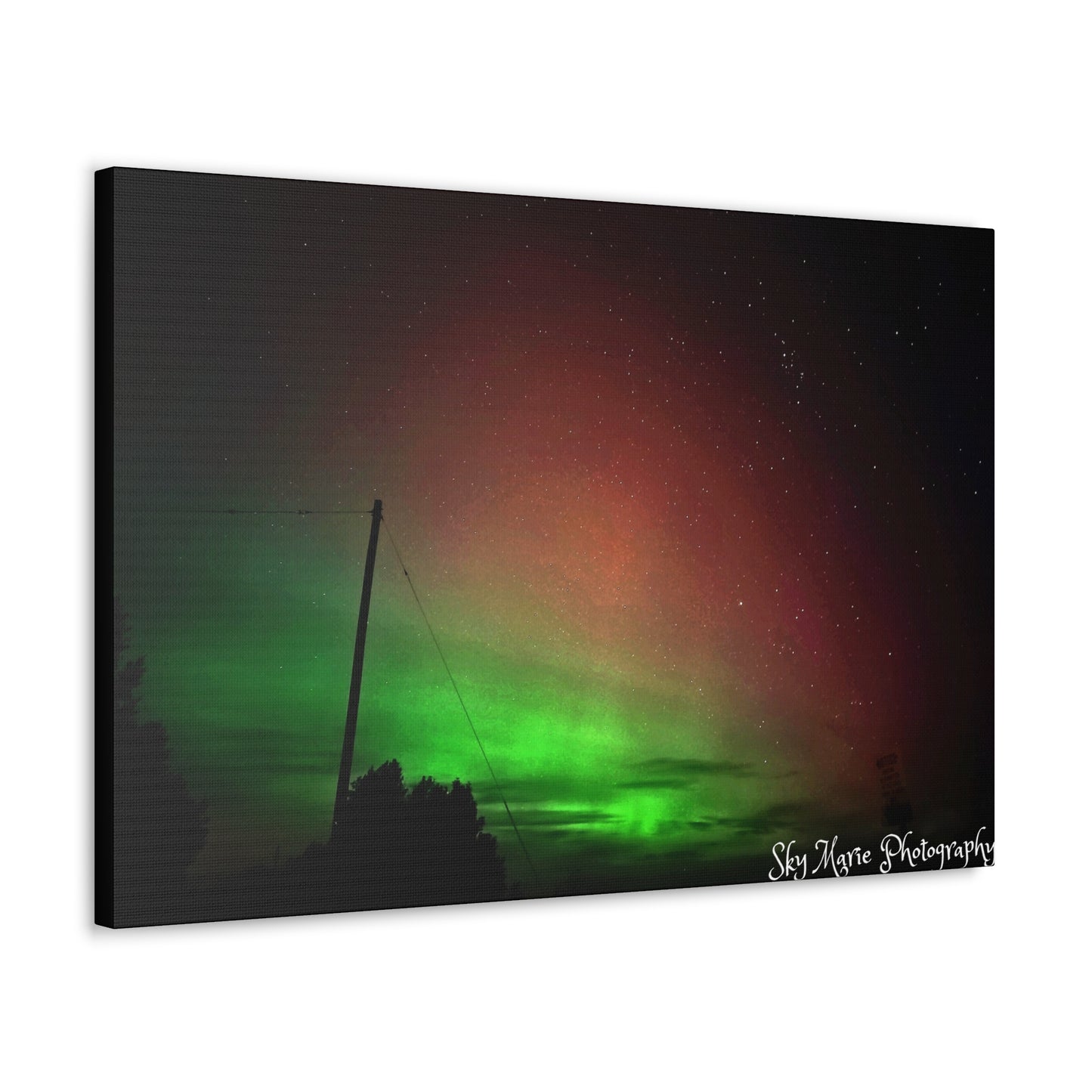 Northern Lights Canvas Print by Sky Marie Photography