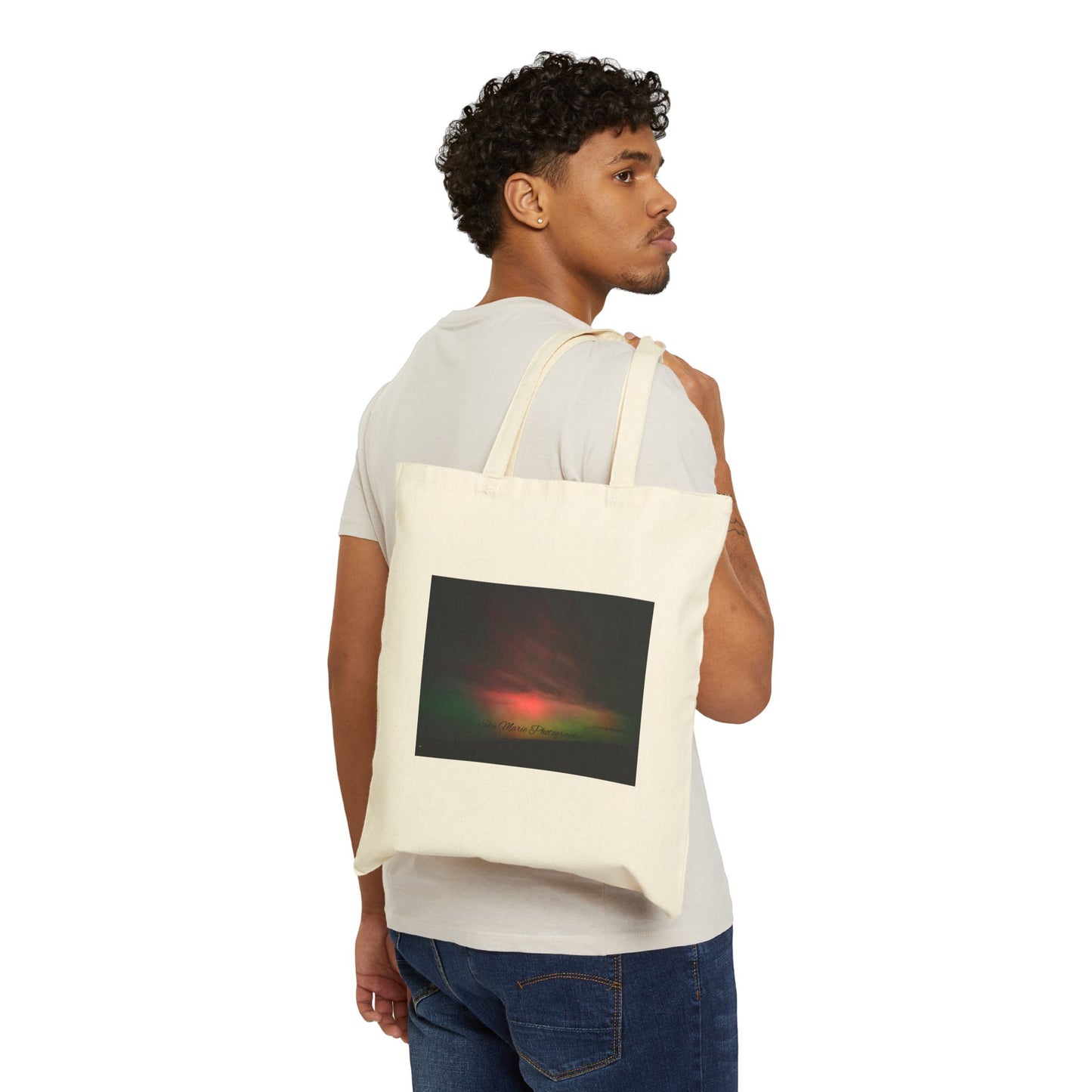 Northern Lights Tote Bag by Sky Marie Photography