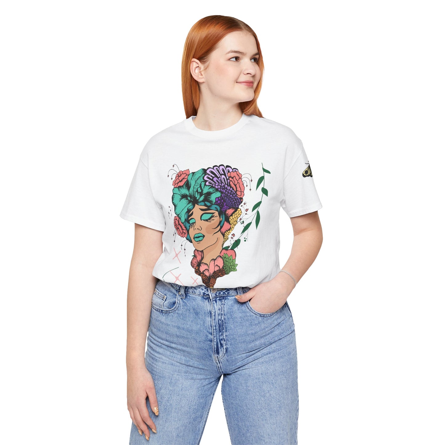 "Thank Goddess" Unisex Jersey Kurzärmeliges T-Shirt