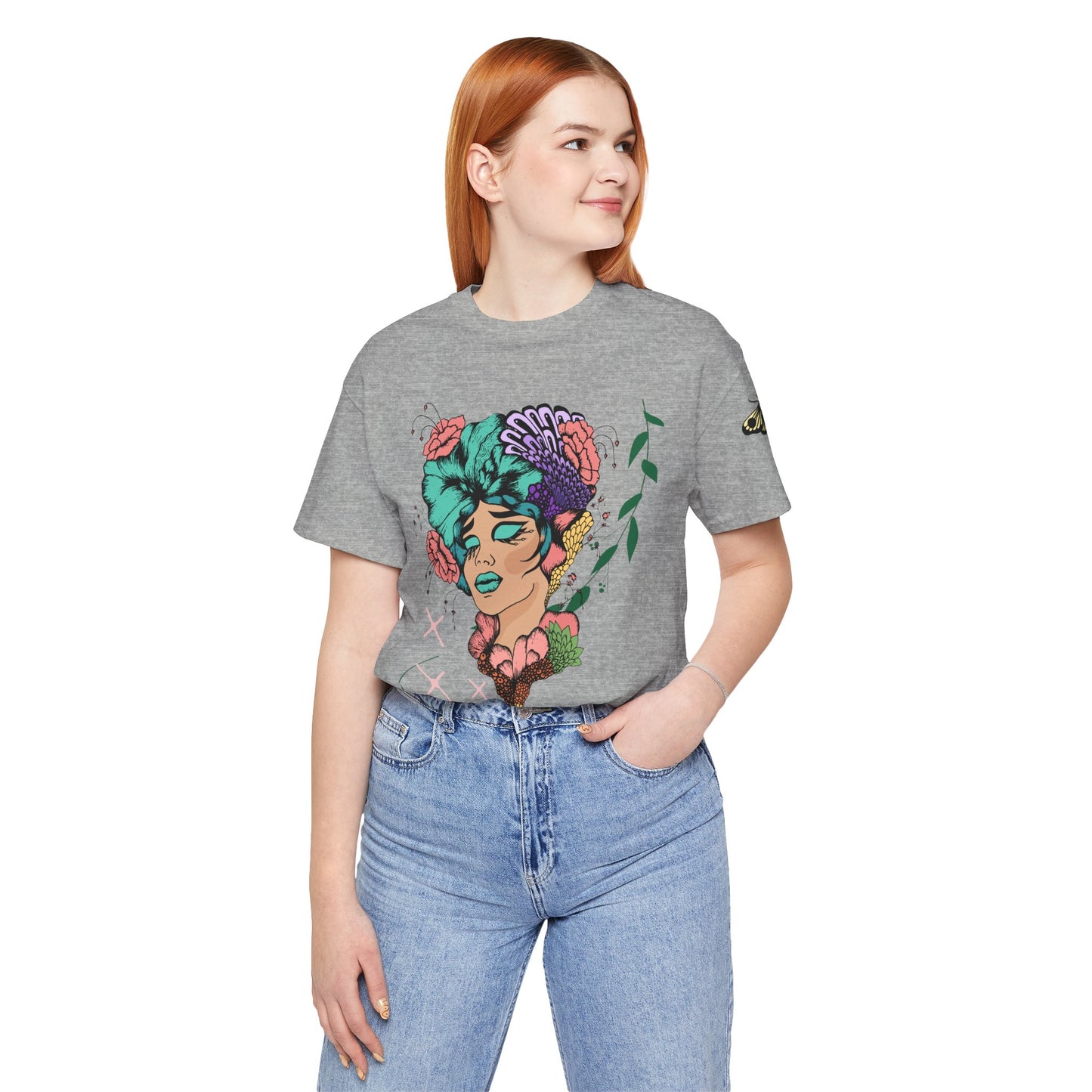 "Thank Goddess" Unisex Jersey Kurzärmeliges T-Shirt