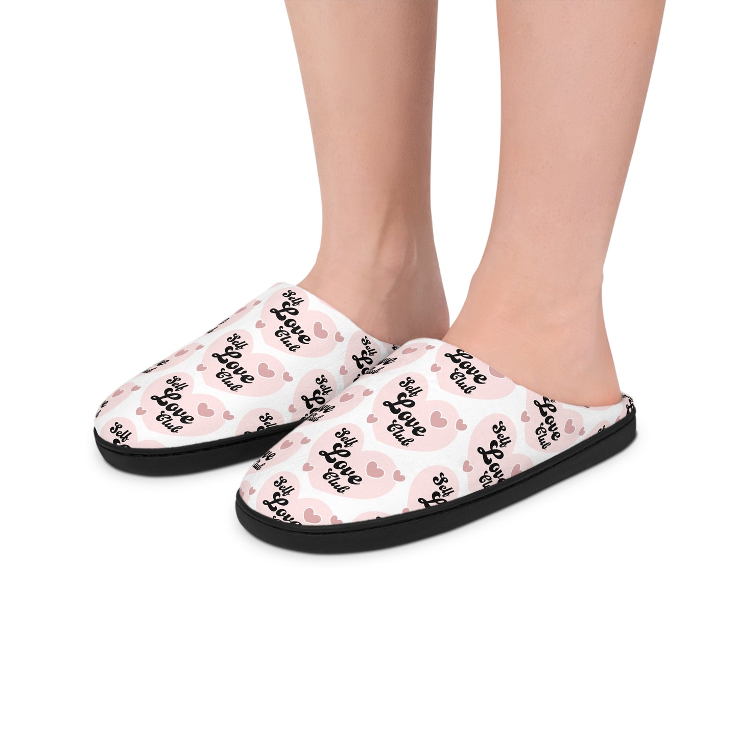 Slippers with Self Love Club Design