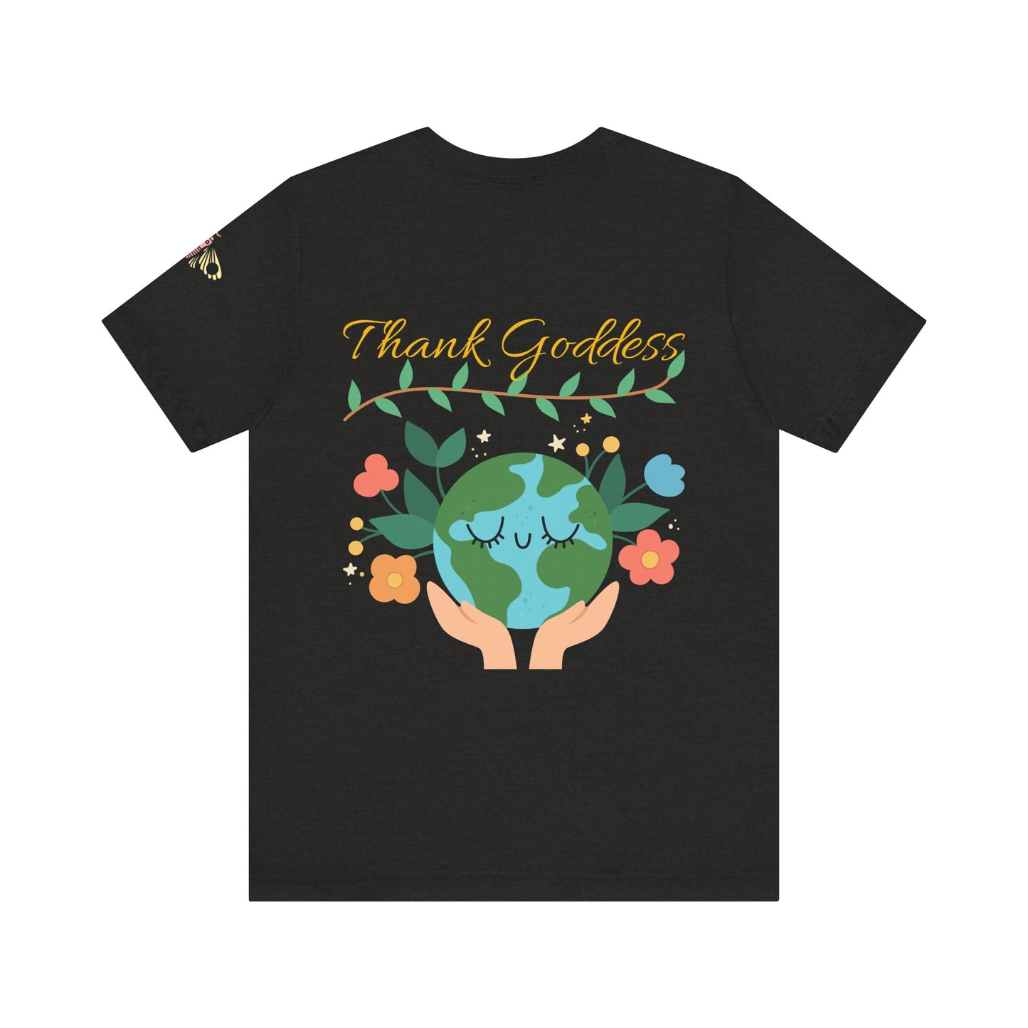 "Thank Goddess" Unisex Jersey Kurzärmeliges T-Shirt