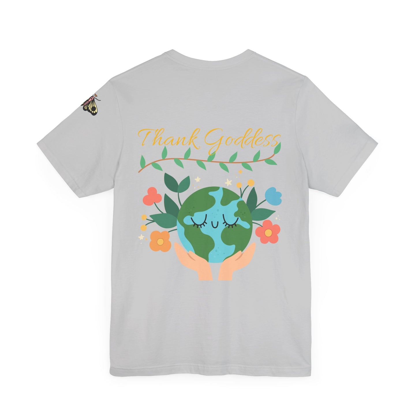 "Thank Goddess" Unisex Jersey Kurzärmeliges T-Shirt
