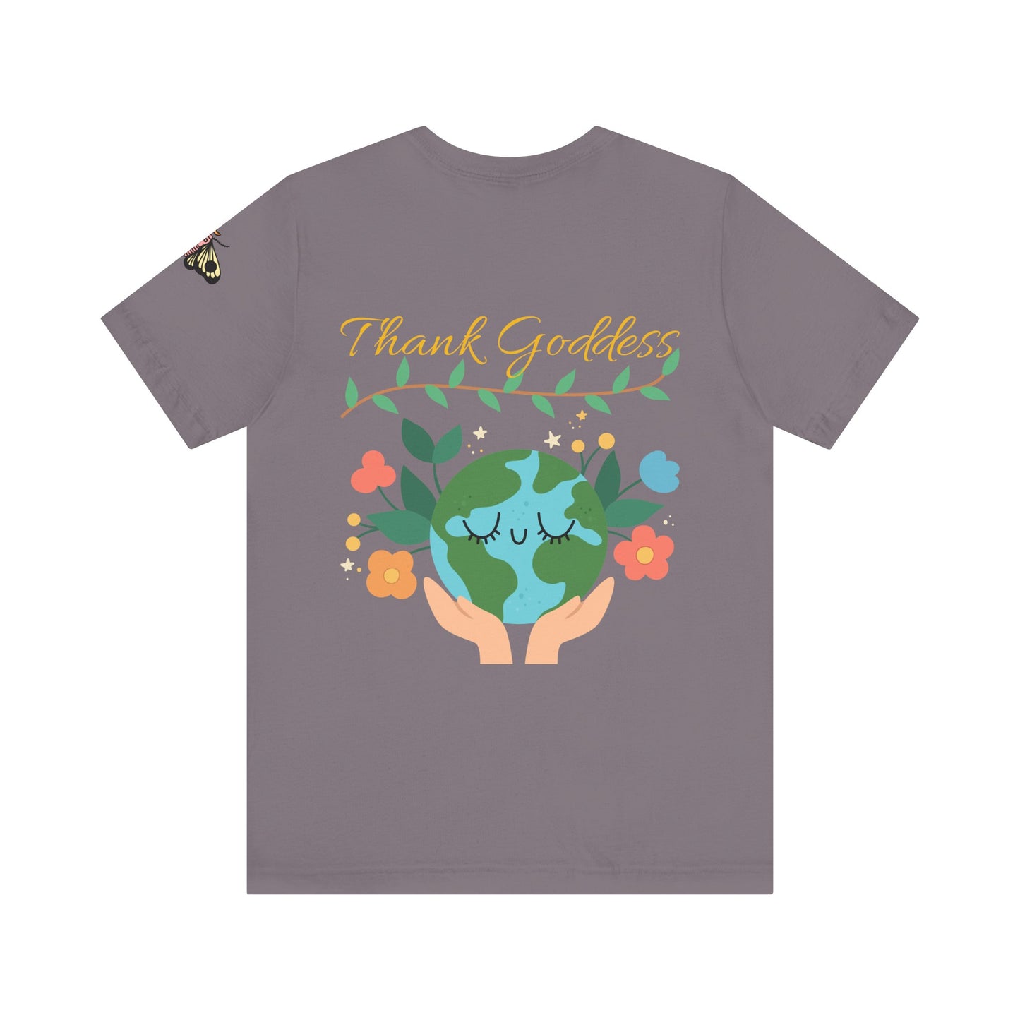 "Thank Goddess" Unisex Jersey Kurzärmeliges T-Shirt