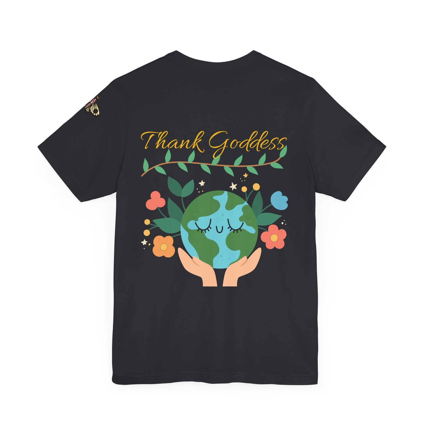 "Thank Goddess" Unisex Jersey Kurzärmeliges T-Shirt