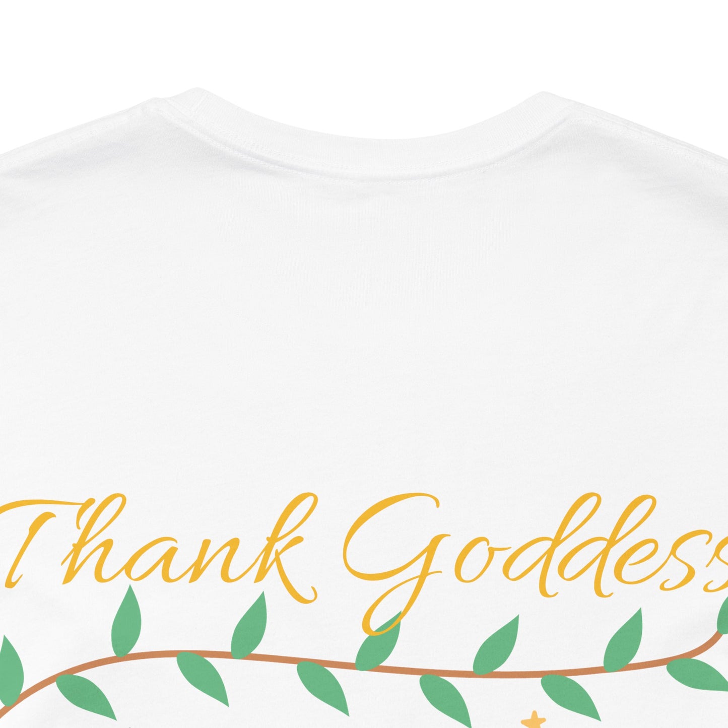 "Thank Goddess" Unisex Jersey Kurzärmeliges T-Shirt