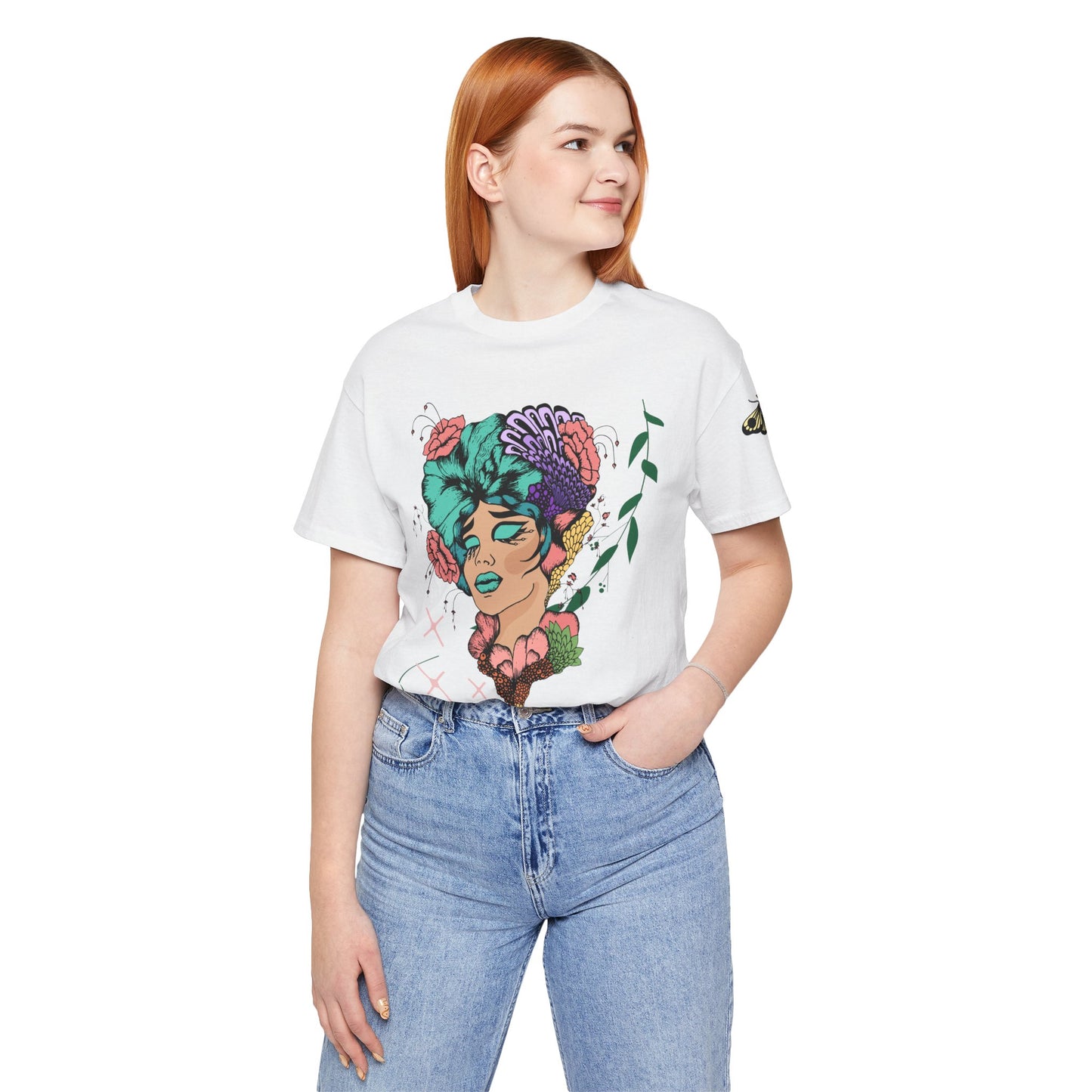 "Thank Goddess" Unisex Jersey Kurzärmeliges T-Shirt