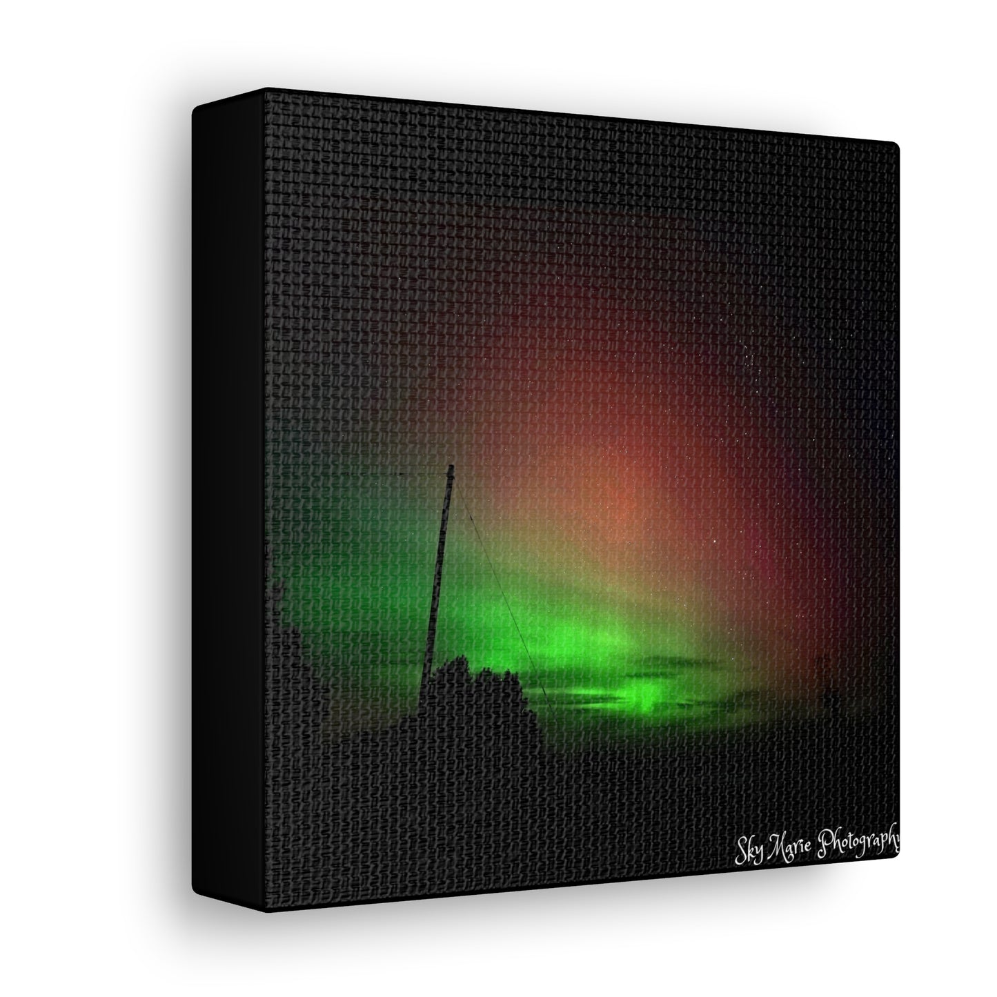 Canvas Print - Northern Lights Over Hinckley Reservoir, Upstate New York by Sky Marie Photography