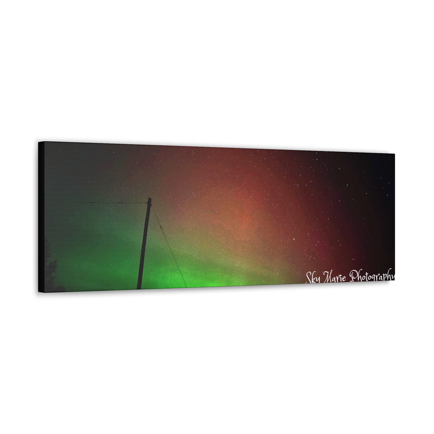 Canvas Print - Northern Lights Over Hinckley Reservoir, Upstate New York by Sky Marie Photography