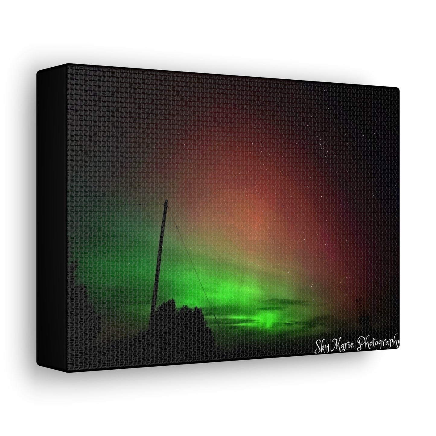 Canvas Print - Northern Lights Over Hinckley Reservoir, Upstate New York by Sky Marie Photography