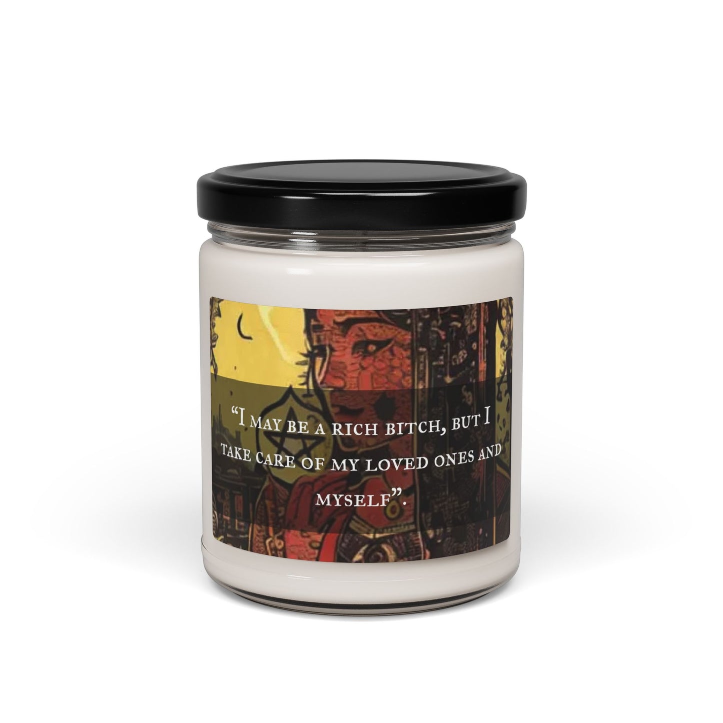 Queen of Pentacles Scented Soy Candle, 9oz