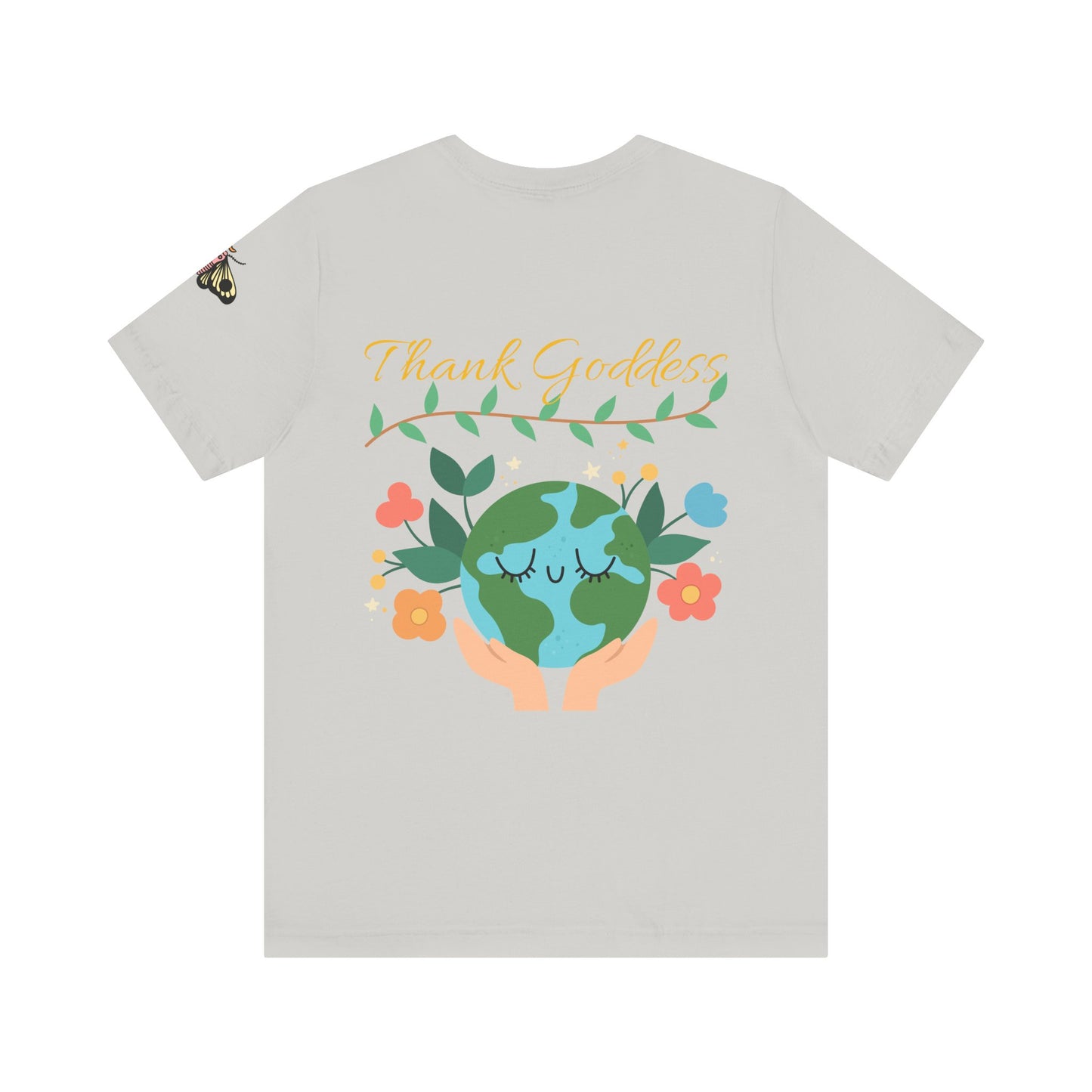 "Thank Goddess" Unisex Jersey Kurzärmeliges T-Shirt