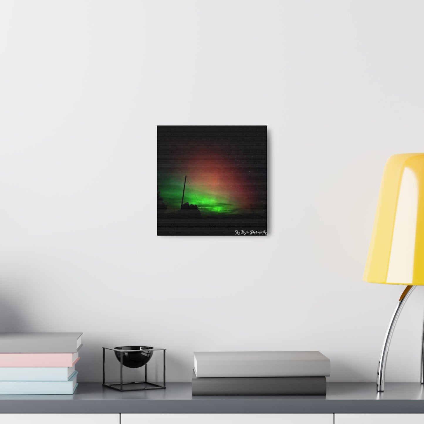 Canvas Print - Northern Lights Over Hinckley Reservoir, Upstate New York by Sky Marie Photography