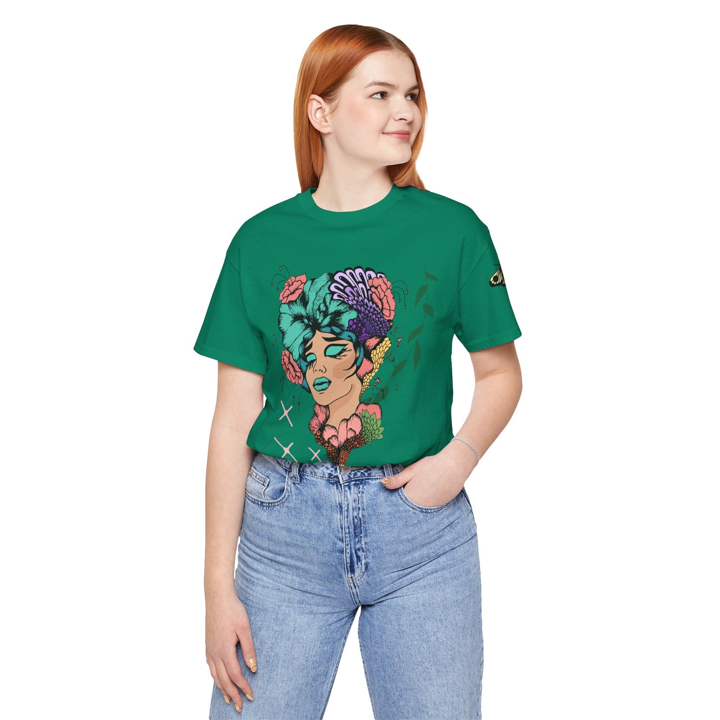 "Thank Goddess" Unisex Jersey Kurzärmeliges T-Shirt