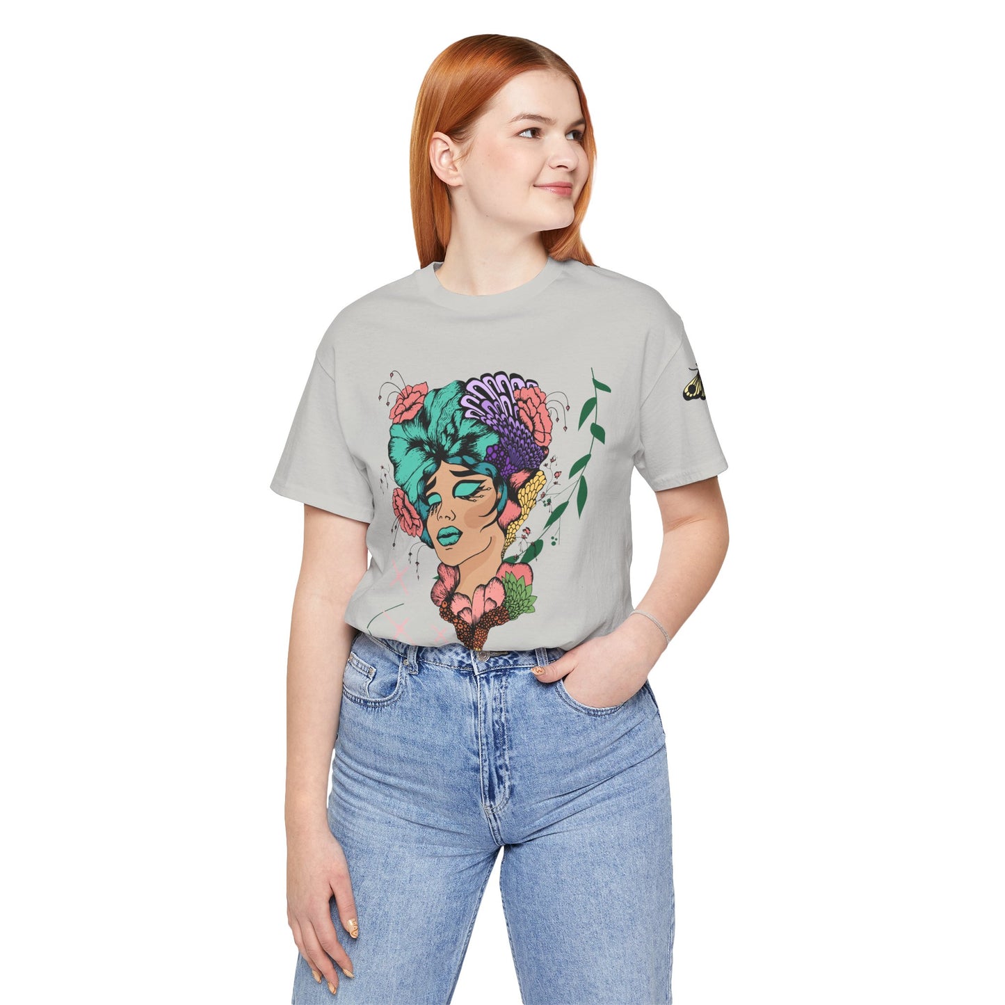 "Thank Goddess" Unisex Jersey Kurzärmeliges T-Shirt