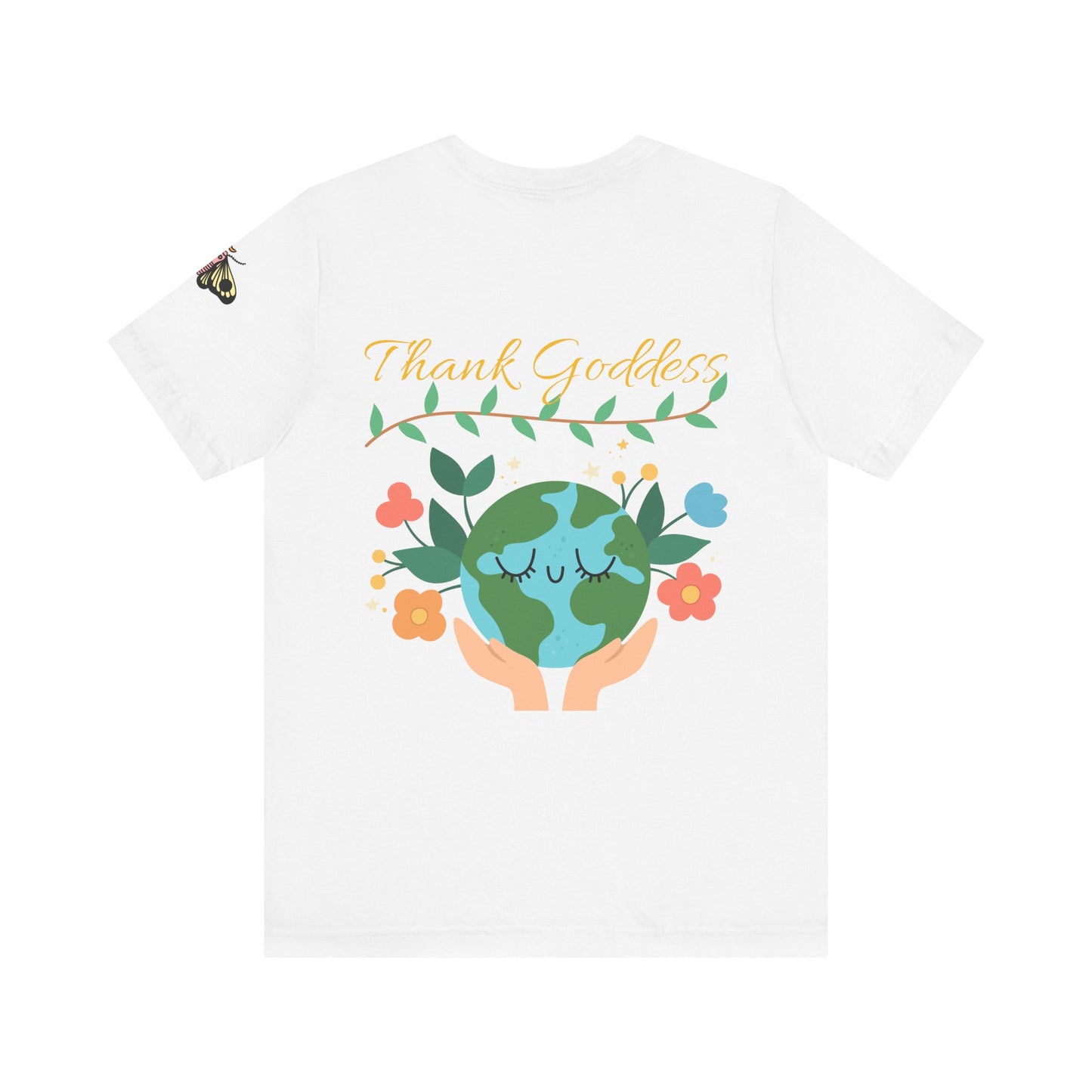 "Thank Goddess" Unisex Jersey Kurzärmeliges T-Shirt