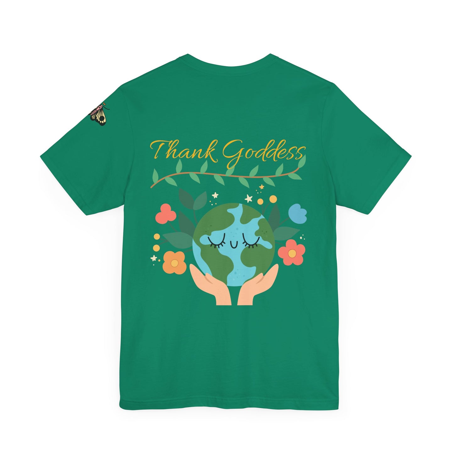 "Thank Goddess" Unisex Jersey Kurzärmeliges T-Shirt