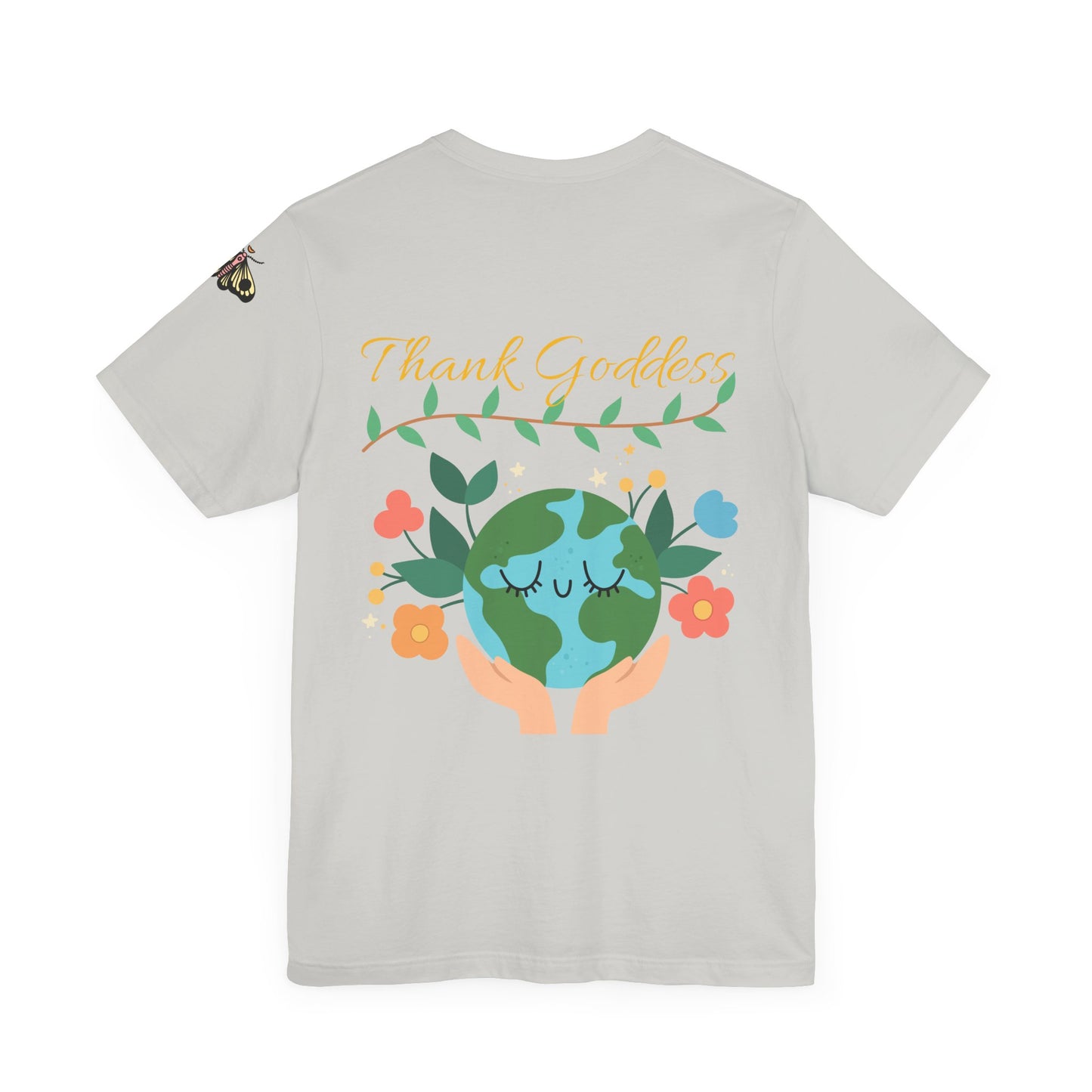 "Thank Goddess" Unisex Jersey Kurzärmeliges T-Shirt