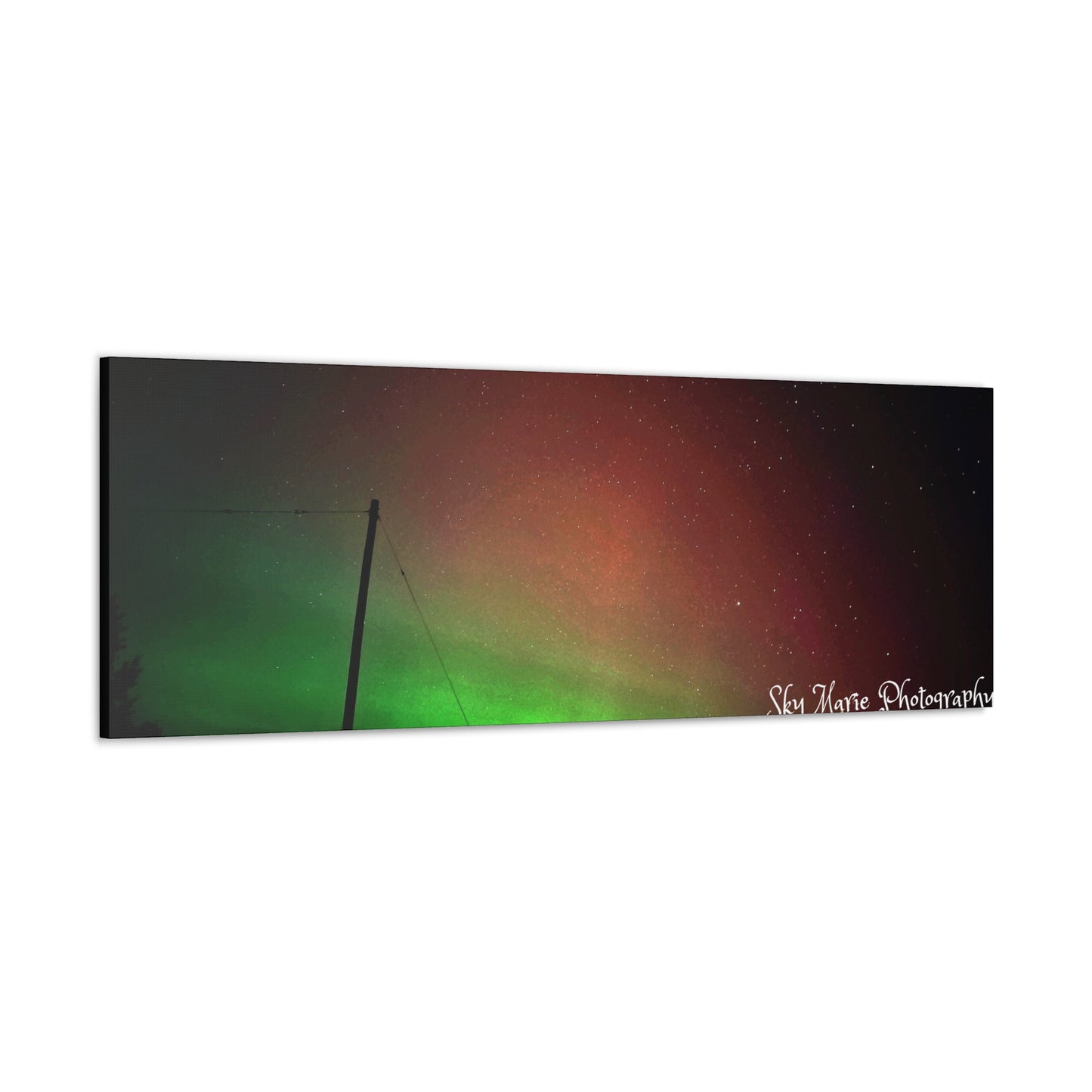 Canvas Print - Northern Lights Over Hinckley Reservoir, Upstate New York by Sky Marie Photography