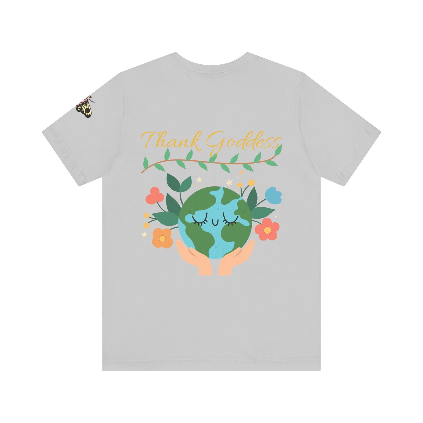 "Thank Goddess" Unisex Jersey Kurzärmeliges T-Shirt