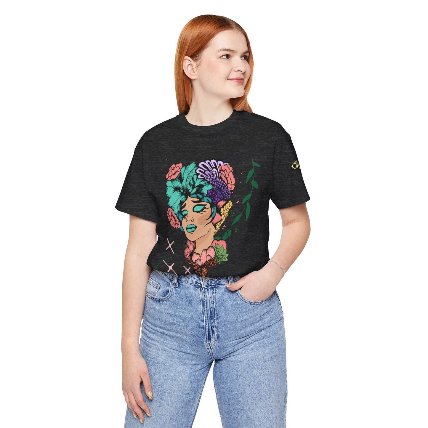 "Thank Goddess" Unisex Jersey Kurzärmeliges T-Shirt