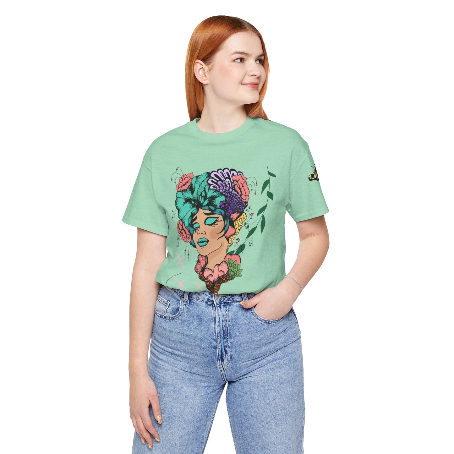"Thank Goddess" Unisex Jersey Kurzärmeliges T-Shirt