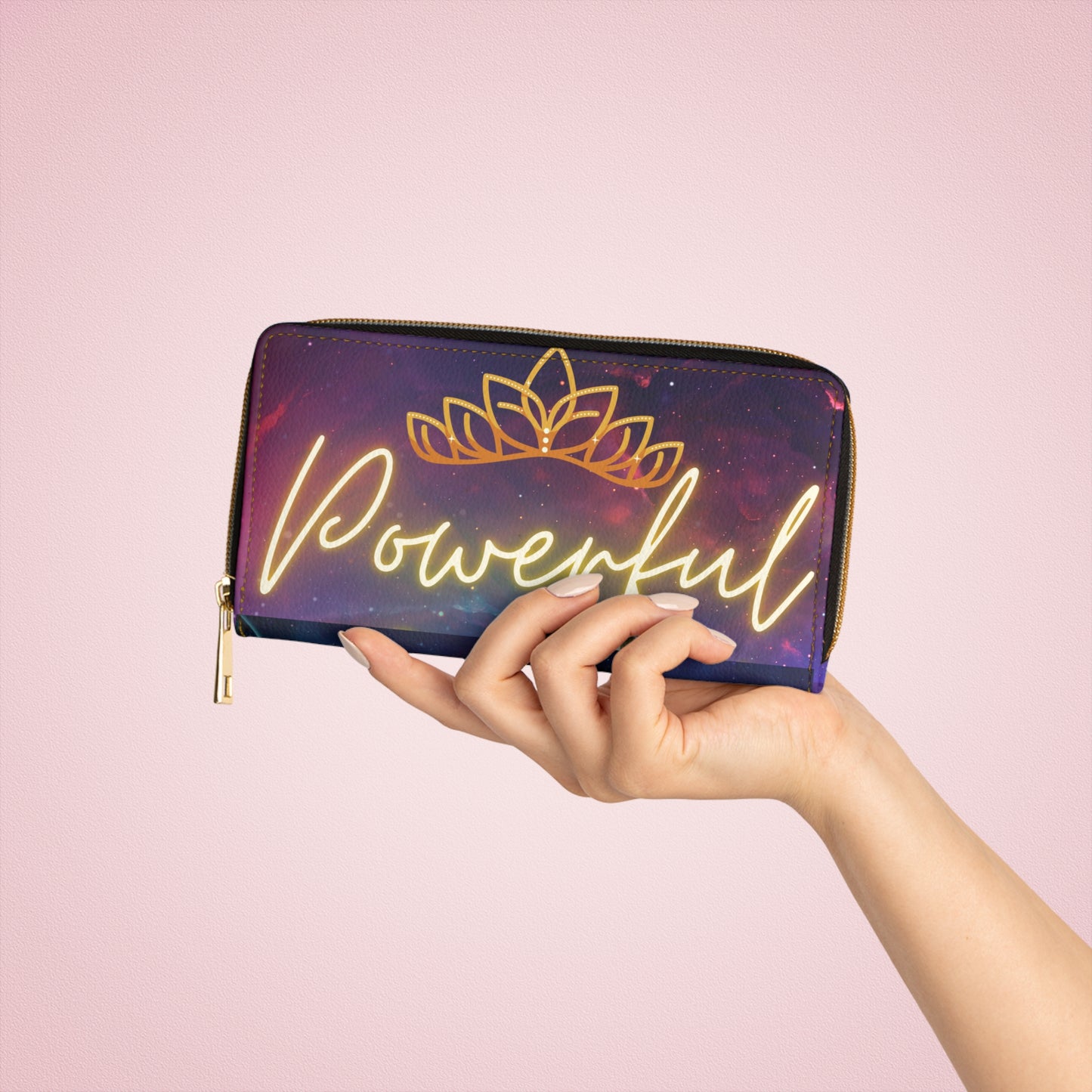 Wallet - Powerful Beyond Measure Empowerment Zipper Wallet