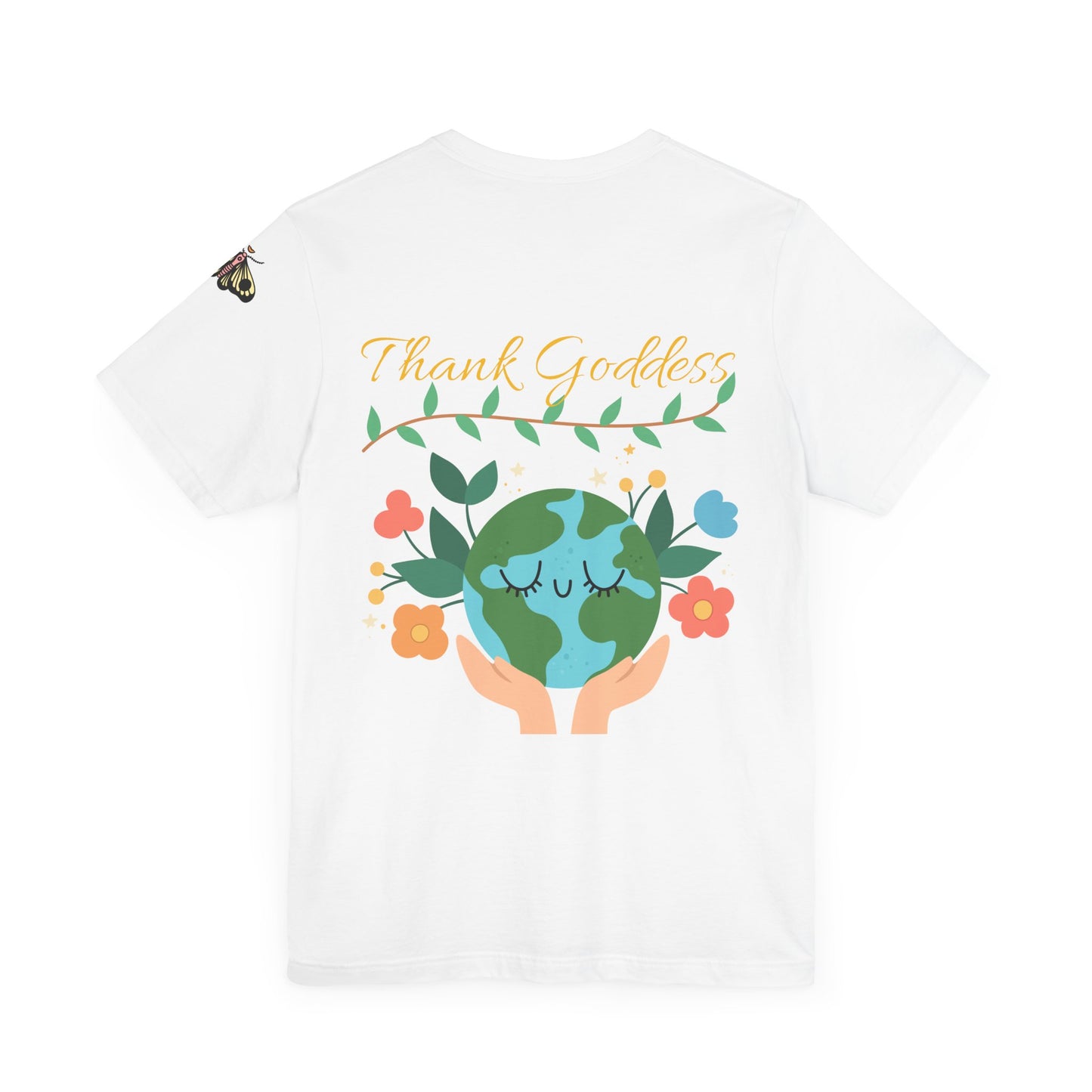 "Thank Goddess" Unisex Jersey Kurzärmeliges T-Shirt
