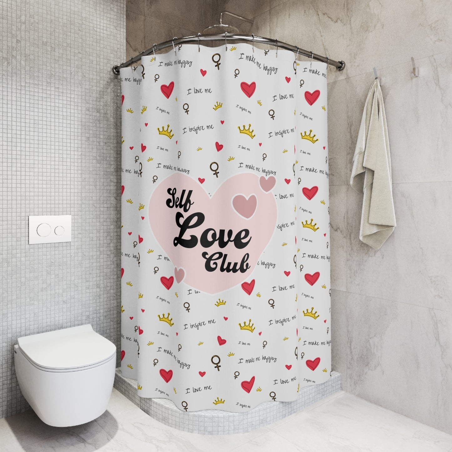 Empowering Shower Curtain