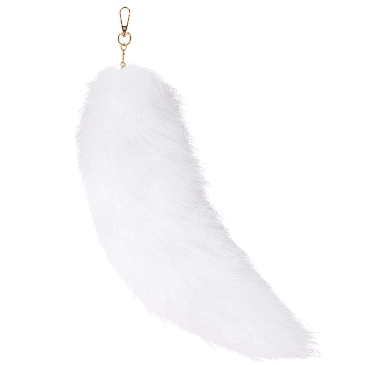 Fluffy Real Fox Fur Tail Keychain Tassel Bag Cosplay Toy Handbag Accessory Hook Pendant