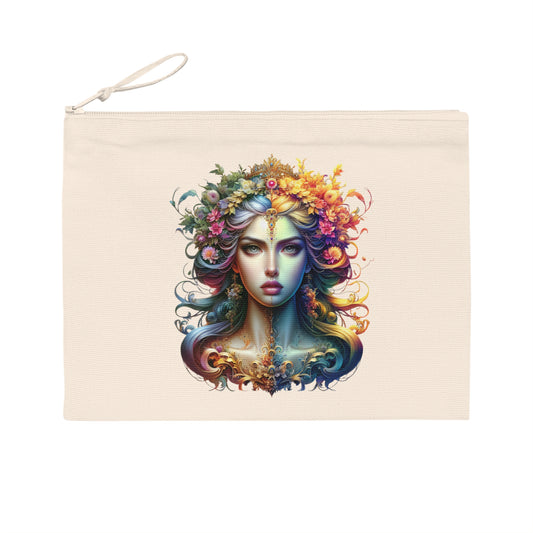 Zipper Pouch - Goddess Progress Over Perfection Eco-Friendly Pencil Case