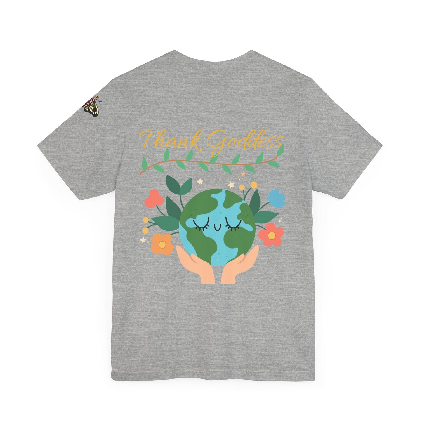"Thank Goddess" Unisex Jersey Kurzärmeliges T-Shirt