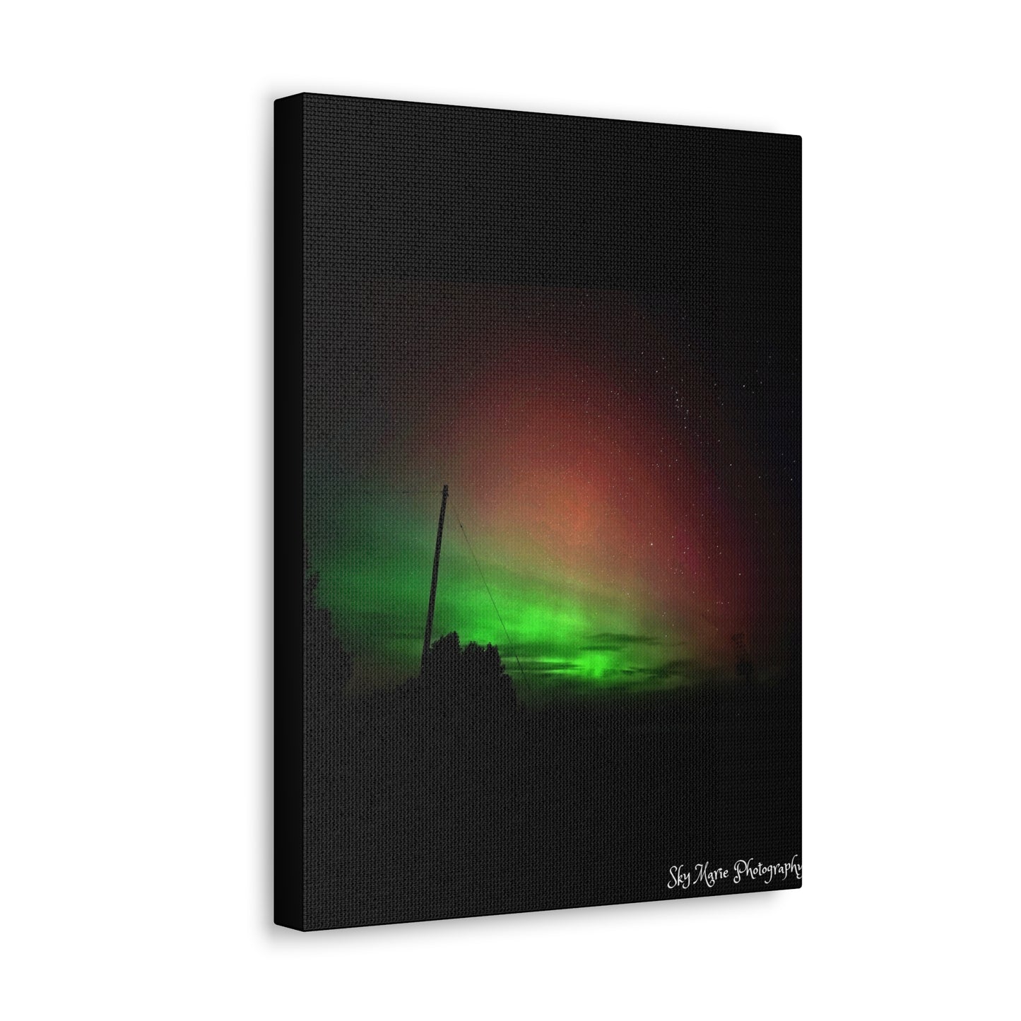 Canvas Print - Northern Lights Over Hinckley Reservoir, Upstate New York by Sky Marie Photography