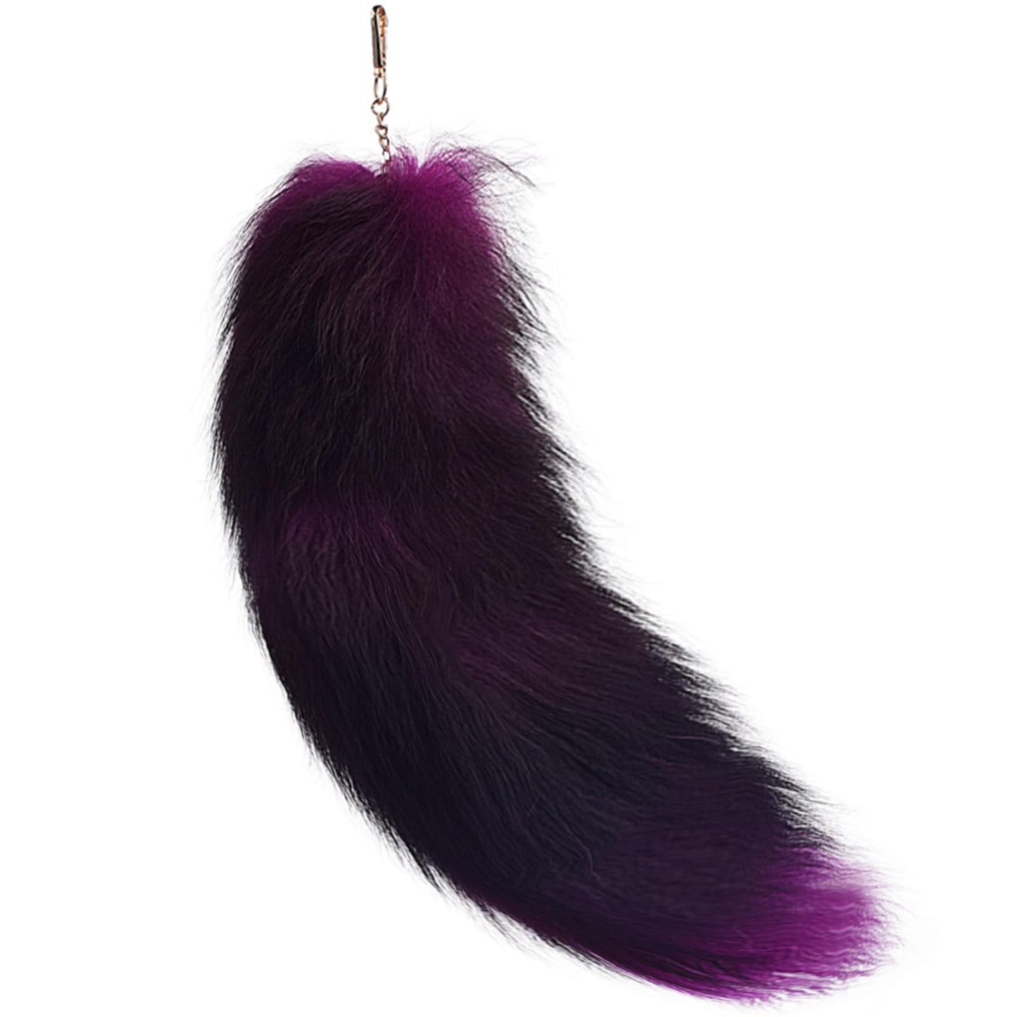 Fluffy Real Fox Fur Tail Keychain Tassel Bag Cosplay Toy Handbag Accessory Hook Pendant